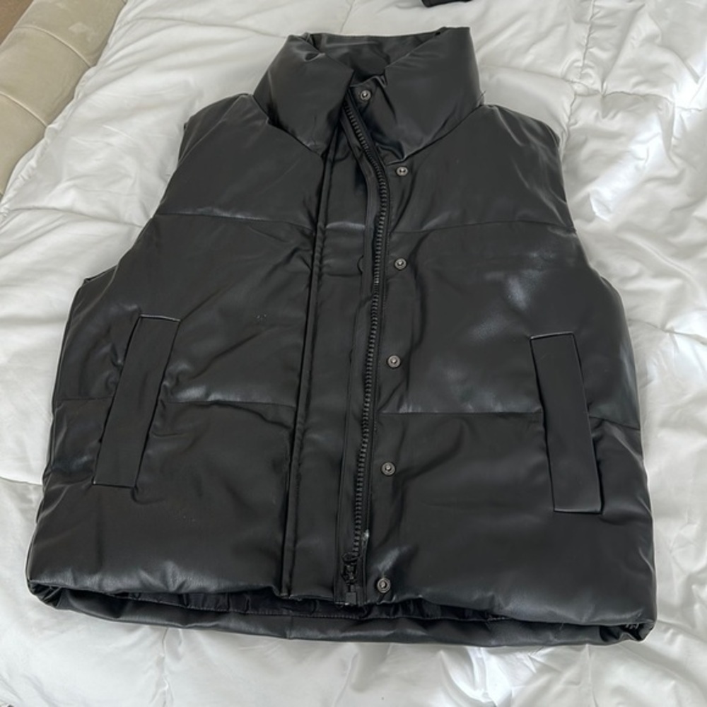 Leather vest